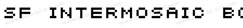 SF Intermosaic Bold字体转换